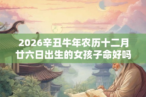 2026辛丑牛年农历十二月廿六日出生的女孩子命好吗？
