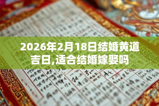 2026年2月18日结婚黄道吉日,适合结婚嫁娶吗