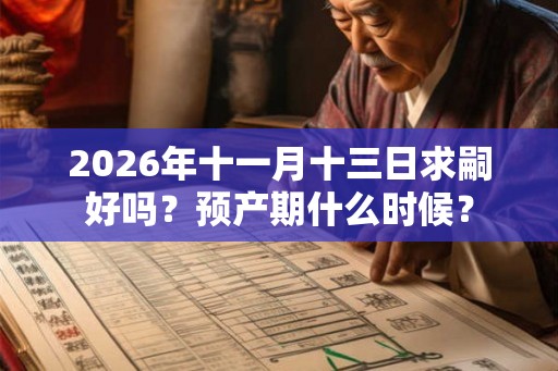 2026年十一月十三日求嗣好吗？预产期什么时候？