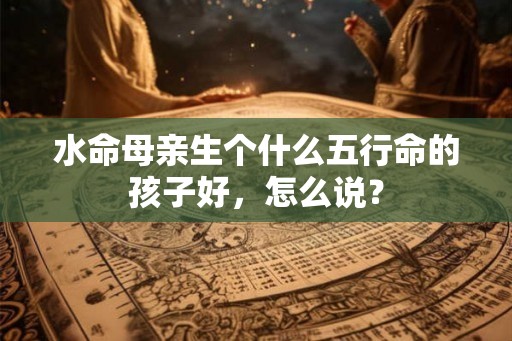 水命母亲生个什么五行命的孩子好，怎么说？