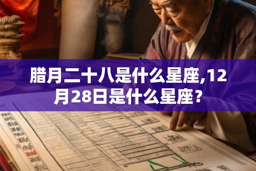 腊月二十八是什么星座,12月28日是什么星座? 腊月二十八是什么星座,12月28日是什么星座?
