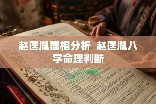 赵匡胤面相分析  赵匡胤八字命理判断