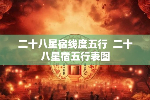二十八星宿线度五行  二十八星宿五行表图