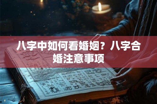八字中如何看婚姻?八字合婚注意事项 八字中如何看婚姻?八字合婚注意事项