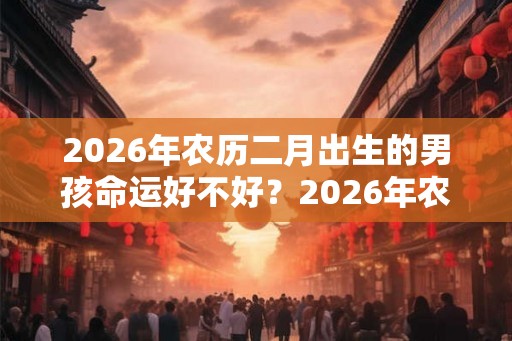 2026年农历二月出生的男孩命运好不好?2026年农历二月宝宝出生吉日 2026年农历二月出生的男孩命运好不好?2026年农历二月宝宝出生吉日