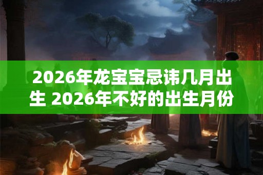 2026年龙宝宝忌讳几月出生 2026年不好的出生月份