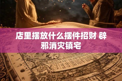 店里摆放什么摆件招财 辟邪消灾镇宅