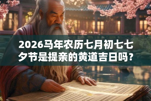 2026马年农历七月初七七夕节是提亲的黄道吉日吗? 2026马年农历七月初七七夕节是提亲的黄道吉日吗?