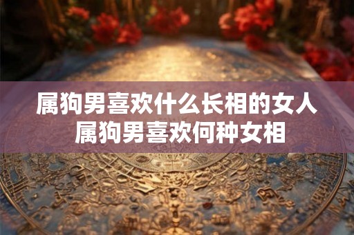 属狗男喜欢什么长相的女人 属狗男喜欢何种女相