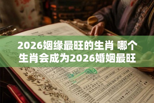 2026姻缘最旺的生肖 哪个生肖会成为2026婚姻最旺的幸运儿