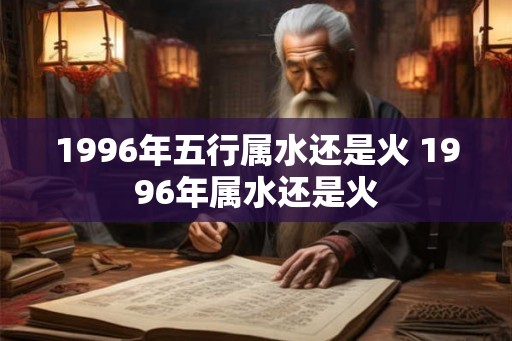 1996年五行属水还是火 1996年属水还是火 1996年五行属水还是火 1996年属水还是火