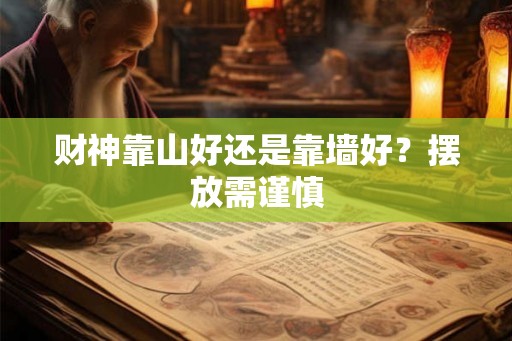 财神靠山好还是靠墙好？摆放需谨慎