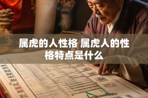 属虎的人性格 属虎人的性格特点是什么
