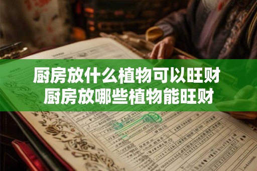 厨房放什么植物可以旺财 厨房放哪些植物能旺财