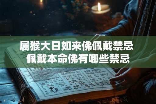 属猴大日如来佛佩戴禁忌 佩戴本命佛有哪些禁忌 属猴大日如来佛佩戴禁忌 佩戴本命佛有哪些禁忌