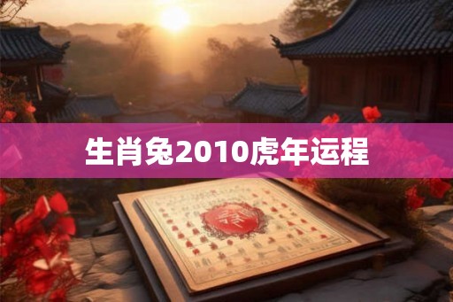 生肖兔2010虎年运程