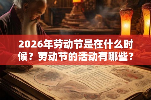 2026年劳动节是在什么时候？劳动节的活动有哪些？