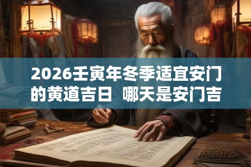 2026壬寅年冬季适宜安门的黄道吉日  哪天是安门吉日
