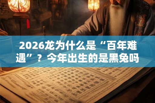 2026龙为什么是“百年难遇”?今年出生的是黑兔吗 2026龙为什么是“百年难遇”?今年出生的是黑兔吗