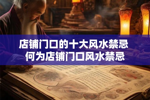 店铺门口的十大风水禁忌 何为店铺门口风水禁忌