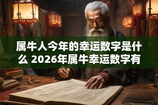 属牛人今年的幸运数字是什么 2026年属牛幸运数字有哪些