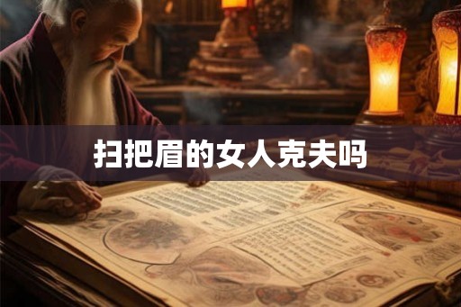 扫把眉的女人克夫吗 扫把眉的女人克夫吗
