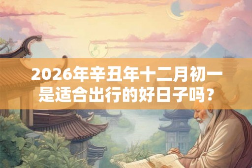 2026年辛丑年十二月初一是适合出行的好日子吗？
