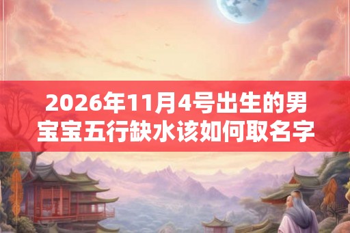 2026年11月4号出生的男宝宝五行缺水该如何取名字 2026年11月4号出生的男宝宝五行缺水该如何取名字