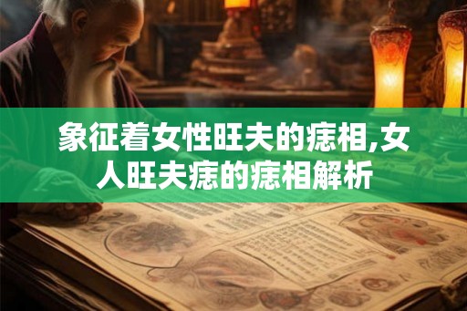 象征着女性旺夫的痣相,女人旺夫痣的痣相解析