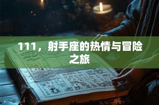 111，射手座的热情与冒险之旅