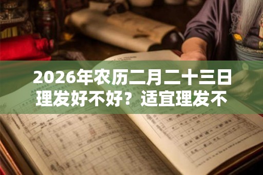 2026年农历二月二十三日理发好不好？适宜理发不