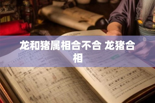 龙和猪属相合不合 龙猪合相