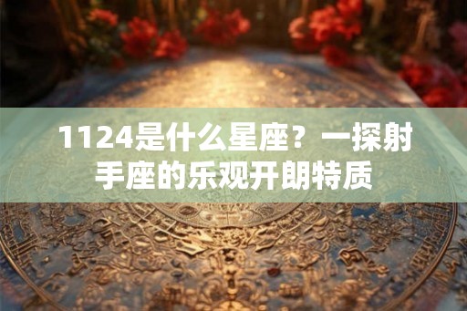 1124是什么星座?一探射手座的乐观开朗特质 1124是什么星座?一探射手座的乐观开朗特质