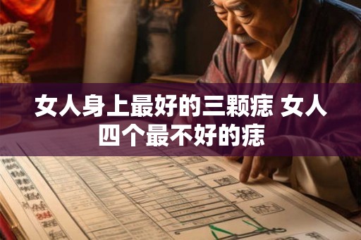 女人身上最好的三颗痣 女人四个最不好的痣