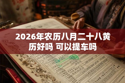 2026年农历八月二十八黄历好吗 可以提车吗