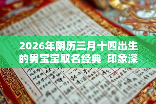 2026年阴历三月十四出生的男宝宝取名经典 印象深刻的 2026年阴历三月十四出生的男宝宝取名经典 印象深刻的
