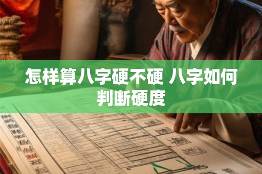 怎样算八字硬不硬 八字如何判断硬度 怎样算八字硬不硬 八字如何判断硬度