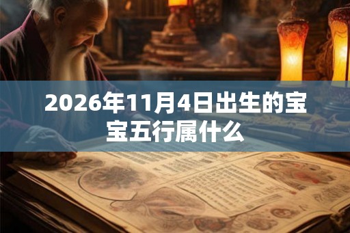 2026年11月4日出生的宝宝五行属什么