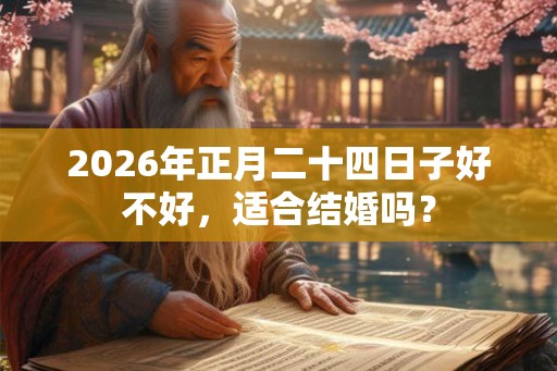 2026年正月二十四日子好不好，适合结婚吗？