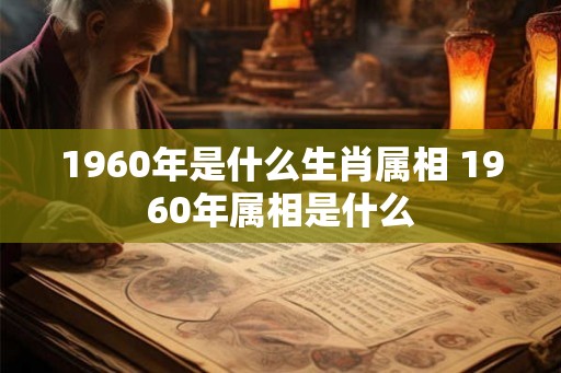 1960年是什么生肖属相 1960年属相是什么