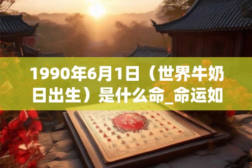 1990年6月1日（世界牛奶日出生）是什么命_命运如何