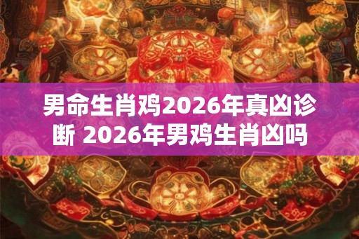 男命生肖鸡2026年真凶诊断 2026年男鸡生肖凶吗