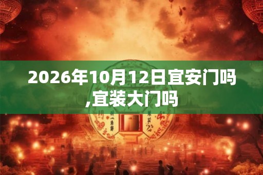 2026年10月12日宜安门吗,宜装大门吗