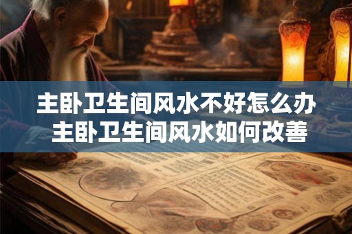 主卧卫生间风水不好怎么办 主卧卫生间风水如何改善