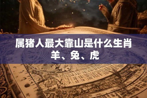属猪人最大靠山是什么生肖 羊、兔、虎