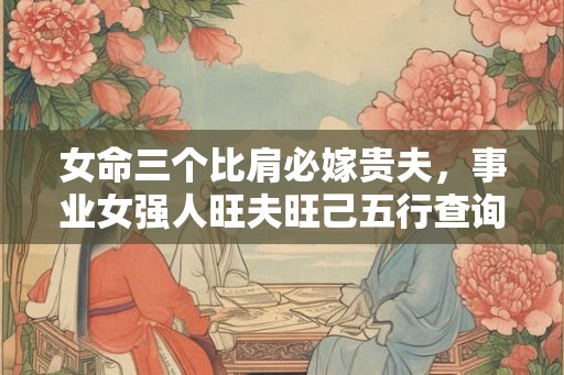 女命三个比肩必嫁贵夫，事业女强人旺夫旺己五行查询