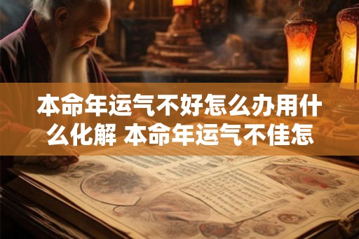 本命年运气不好怎么办用什么化解 本命年运气不佳怎么化解