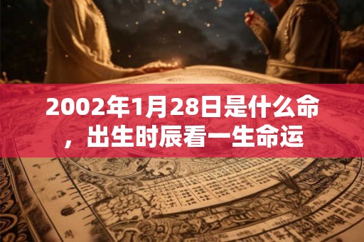 2002年1月28日是什么命，出生时辰看一生命运
