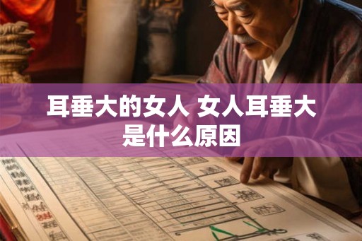 耳垂大的女人 女人耳垂大是什么原因
