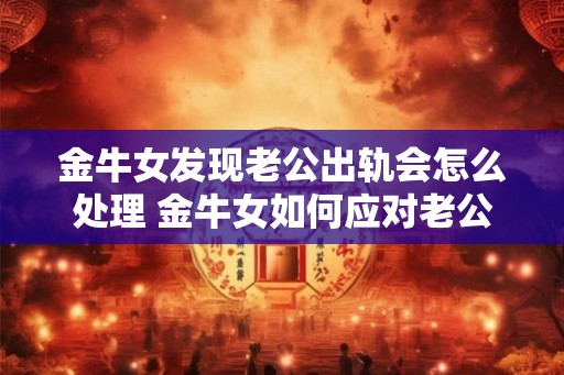 金牛女发现老公出轨会怎么处理 金牛女如何应对老公出轨